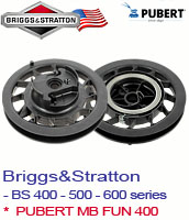 Шкив стартера с пружиной в сборе Briggs&Stratton BS499901 для культиватора PUBERT MB FUN 400, HUSQVARNA T400 с двиг. Briggs&Stratton 400-500series